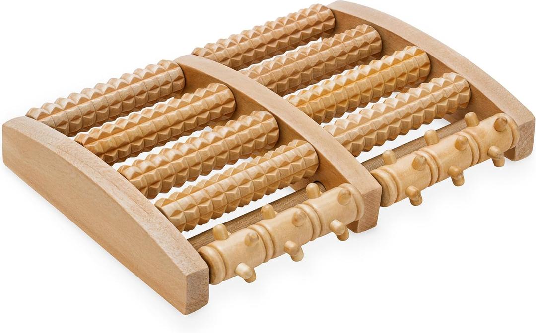 EcoEarth Foot Massager for Plantar Fasciitis Relief, Wooden Foot Roller Massage Tool for Foot Pain Relief, Neuropathy, Heel Spur & Stress Relief, Muscle Therapy Tool