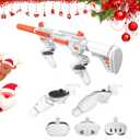 VR Handle Accessories for Meta Quest 2 & 3, Humanized Weighted Stock for Oculus Quest 3S, Enhance Control Feel, Realistic FPS Gaming Experience