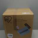 IRIS USA 19 QT Plastic Storage Box with Lid and Latches - 6 Pack - BPA-Free, See-Through Organizing Solution, Durable Nestable Stackable Containers, Secure Pull Handle - Clear