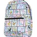 Bioworld Pokemon Backpack Eevee Evolutions Laptop School Travel Backpack Bag, Multicolored