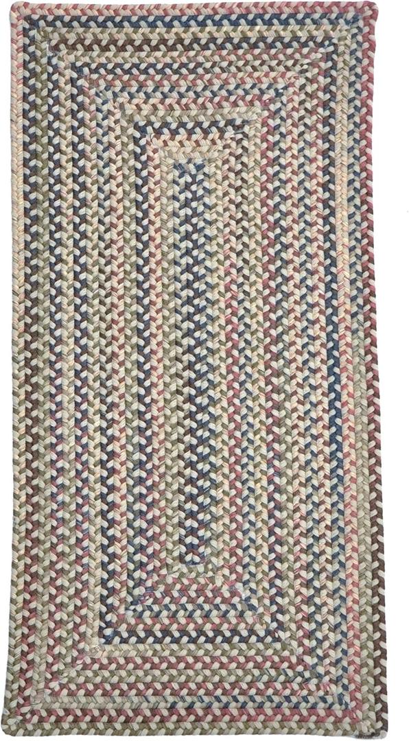 Colonial Mills Durban Braided Multi Runner - Beige Linen 30" x9'