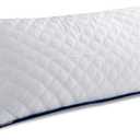 Oubonun Premium Adjustable Loft Quilted Body Pillows - Firm and Fluffy Pillow - Quality Plush Pillow - Down Alternative Pillow - Head Support Pillow - 21"x54"