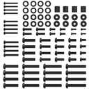 Universal TV Mounting Hardware Kit - Fits Most TVs, Includes M4, M5, M6 and M8 Screws, Washers and Spacers for Mounting up to 80 Inches, Black