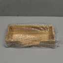 Paper Towel Dispenser Countertop, Burnt Wood Folded Paper Hand Towel Holder for Guest Bathroom, Commercial Tabletop Tissue Dispenser Tray for Multifold C-Fold, Z-Fold, Trifold (1 Pack,Small, Brown)