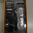 oneisall Dog Clippers for Grooming for Thick Heavy Coats/Low Noise Rechargeable Cordless Pet Shaver with Stainless Steel Blade/Waterproof Dog Shaver for Dogs Pets and Animals (Silver)