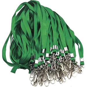 Lanyard Bulk Lanyards for Id Badges Flat Lanyard with Badge Clip Swivel Hook