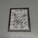 Orvannaatr Minimalist Bathroom Wall Decor, Happy Pig Wall Art in Picture Frames, Hilarious, Fun Bathroom Animal Art, Black and White Canvas Prints can be Hung Directly - Frame, 8 "x 10