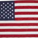 ALLIED FLAG American Flag and Pole Set - 3x5 US Flag and 5' Spinning Flag Pole, Durable for Outdoors - Made in USA