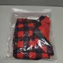 Red Plaid Dog Hoodie Soft Warm Fleece Lined Dog Sweater Hoodie with Leash Hole and Pocket Elastic Pet Coat Clothes Dogs Sweatshirt for Dogs(Red A,XX-Large)