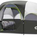 CAMPROS CP 8 Person Camping Tent, Room Divider, Rainfly, Weather Resistant