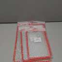 Freshmage 3Pcs Tempered Glass Cutting Boards for Kitchen, Glass Cutting Board Set (10"x6", 12"x8", 15"x10") with Non-Slip Silicone Edges, Hanging Hole, Clear Cutting Board for Countertop & Meal Prep