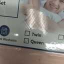 CozyLux Queen Comforter Set Blush Pink - Bed in a Bag Queen Size 7 Pieces, Luxury Soft Bed Set for All Seasons, Bedding Set with Down Alternative Comforter, Sheets, Pillowcases & Shams