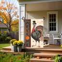 2 x Thanksgiving Garden Flag,Fall Yard Flags for Outside,with Different Designs on Each Side, Harvest Flag for Porch Balcony Outdoor Decor