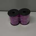 500 Yards 3/16" Glitter Curling Ribbon Purple, Balloon String Curly Ribbon 2 Rolls for Gift Wrapping, Birthday Wedding Party Festival Decoration, Baby Shower, Art Crafts, Florist Flowers