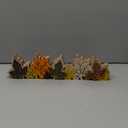 Lighted Fall Maple Leaves Signs Table Centerpieces Thanksgiving Wooden Block Sign Decorations 3D Wood Autumn Harvest Farmhouse Decor with Led Lights for Home Desk Office Party (Fall Leaves)