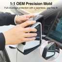 for Tesla Model Y Juniper Mirror Covers, Guard Covers Protector for Model Y Exterior Accessories (Matte Carbon Pattern)