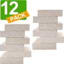 12 Pieces Insulating Fire Brick for Ovens, Kilns, Blacksmith, Fireplaces, Forges 9" x 4.5" x 1.25" 2300F Rated Insulating Fire Bricks