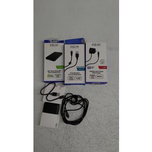 Lot of Z Gear, Gear Slim Power Bank With Duel Charging Ports, 6 FT Sync and Charging Cable, And Adaptive Fast Charge Wall Charger.