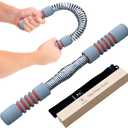 Zenooze's Power Twister Flex Bar, The Ultimate Upper Body Exercise Equipment for Strengthening Your Chest Workout, Shoulders,Biceps, Arms, Forearm Strengthener, Resorte para Hacer Ejercicio