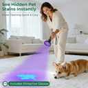 ESCO LITE UV Flashlight Black Light, 100 LED 395 nM Ultraviolet Flashlights UV Blacklight Detector for Dog Urine, Pet Stains