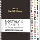2 x Monthly Planner 2026-2027, 2 Year Calendar 2026-2027 (Jan 2026 - Dec 2027), 7" x 10", 26-27 Monthly Calendar Planner, 24-Month Planning Book for Home School Office Supplies
