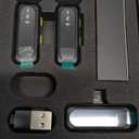 Wireless Lavalier Microphone for iPhone-iPad, Android Phone,Computer,Microphone wireless,Mini Lapel Mic with Noise Reduction and Crystal Sound for Video Recording,Vlogging,TikTok,Singing,YouTube-Black