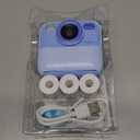 Kids Instant Digital Cameras for Boys and Girls, 1080P HD Dual-Lens Selfie Digital Camera with Print Paper & 32G Card, Christmas Birthday Gifts Toys for Toddler and Teenagers Age 3-16 Years Old (Blue)