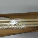 Tension Curtain Rod 41-126 Inch(4-10Ft),1.26'' Diameter,Long Heavy Duty Adjustable No Drill Shower Curtain Rod for Windows, Balcony, Room Divider Gold