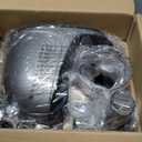 Jocuu Slow Masticating Juicer Machines with Soft Hard Modes Easy to Clean Quiet Motor & Reverse Function, Cold Press Juicer for Fruit & Vegetable, 90% Juice Yield, with Brush & Recipes (Grey) (Gray)