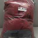 MUXHOMO 7 Pieces Queen Comforter Set, Soft Bed in a Bag Queen Size, All Season Bedding Set with Comforter, Flat Sheet, Fitted Sheet, Pillowcases & Shams, Burgundy Red