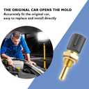 Engine Coolant Temperature Sensor - Professional Car Accessories OEM#89422-20010 89422-35010 Coolant Temp Sensor Compatible with Chevrolet Ford Geo GMC Jaguar Kia