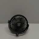 Shinebella AA Battery Powered Clip on Fan with 4-Speed, 5 Small Desk Fan with Aroma Function, USB Powered, 360Rotation, Ultra Quiet, for Golf Cart, Stroller, Bedroom,Car(Batteries Not Included) (Black)
