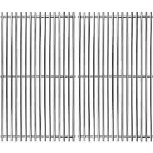 SS563S2 (2-Pack) 19-1/4 Stainless Steell Grates Replacement for Jenn Air 720-0163 for Kirkland 720-0433 for Nexgrill 720-0163, 720-0430, 720-0433 for Permasteel PG-50400-S, PG-50401-S, PG-50404-SOL