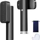 Steamer for Clothes, Portable Handheld Garment Steamer for Fabric Wrinkles Remover, 15s Fast Heat-up, 90ml Water Tank with Heat-Resistant Gloves, Convenient clothes steamer for Home, Travel 2 (Black)