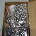 SBGGRL Grommet Tool kit, 3/8 Inch Heavy Duty Eyelets Pliers with 300 pcs 10mm Metal Grommet Set (Gold, Black, Silver) for Tarps, Fabric, Leather, Tents, Vinyl, Canvas