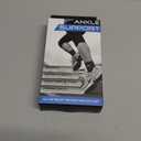 ABIRAM Ankle Brace for Women & Men, Ankle Compression Sleeve with Wrap, Foot Support Sleeve, Ankle Support for Sprained Ankle, Plantar Fasciitis Relief Socks, Achilles Tendonitis, Sports, M (Gray)