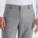 Perry Ellis Mens Modern fit Dress Pants 32/30 Light Grey Solid Stretch 32x30