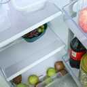 BOPART 12Pcs Refrigerator Liners Washable Fridge Shelf Liners Refrigerator Mats for Freezer Glass Shelves Kitchen Cabinets Cupboards Drawers (17.7" x 11.4") (Clear)