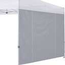COOSHADE Instant Canopy SunWall 10x10 Canopy SideWall for Pop up Canopy Tent, 1 Pack Door Wall Only, Grey : Patio, Lawn & Garden, Gray 