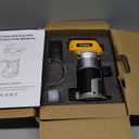 Cordless Compact Router Compatible with DeWalt 20V Battery (Bare Tool), 6 Variable Speeds Router Tool for Woodworking, 800W Fixed Base Wood Router