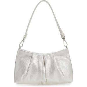 CHARMING TAILOR Women Clutch Bag Dressy Formal Handbag Pleated PU Clutch Purse for Cocktail Prom Wedding Party