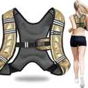 ZUETK Weighted Vest, 6lb/8lb/12lb/16lb/20lb/25lb/30lb Weight Vest with Reflective Stripe, Weighted Vest for Men Women Workout Equipment for Strength Training, Running, Jogging, Fitness, Weight Loss