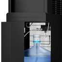 Avalon A6BLWTRCLRBLK Touchless Bottom Loading Cooler Dispenser-Hot & Cold Water, Child Safety Lock, Innovative Slim Design, Holds 3 or 5 Gallon Bottles-UL-Black