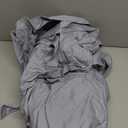 SureFit Heavyweight Cotton Duck Armchair T-Cushion Slipcover - One Piece Slipcover, Relaxed Woven Fit, 100% Cotton, Machine Washable, Pacific Blue