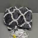 Homemate Heated Blanket Electric Throw - 50“x60“ Heating Blanket with 10 Fast Heat Levels 8 Hours Auto Off Soft Cozy Flannel Over-Heated Protection ETL Certification Keep Warming in Home