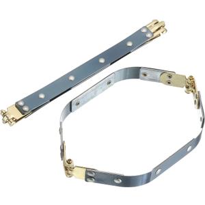 Uxcell Metal Internal Flex Frames, 2 Pcs 7.09" x 0.55" Flex Frame Kiss Lock Clasp, Handbag Frame Hardware Accessories Bag Clip for DIY Clutch Coin Purse Handmade Sewing Making Craft