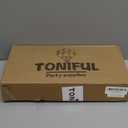 TONIFUL 4 Set Black Gold Balloon Centerpieces for Table,Balloon Stand Kit for Black Gold Party Decor 40th 50th 60th 70th Birthday Decorations Anniversary Graduation Decorations 2026 New Year Eve