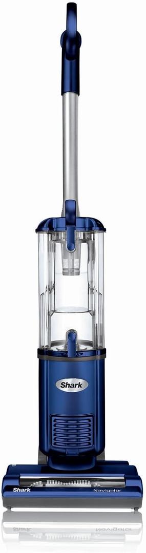 Shark NV105 Navigator Light Upright Vacuum with Large Dust Cup Capacity, Duster Crevice Tool & Upholstery Tool for Dependable Multi-Surface Cleaning, Blue