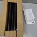 VaeFae Bamboo Coat Rack Stand, Free Standing Hall Tree with 8 Hooks (Black)