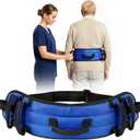 Rhino Valley Gait Belts for Seniors, 59" Gait Belt with 7 Handles, Anti-Slip Padded Gate Belts Medical for Elderly, Transfer Belt with Quick Release Buckle for Standing Aids&Support